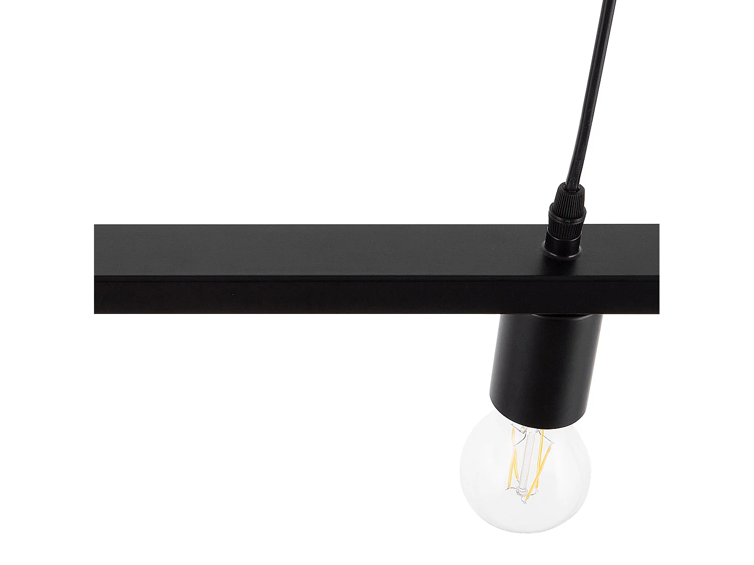 Lampe suspension BAYAS Métal Noir
