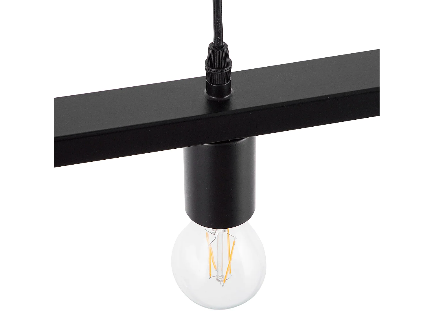 Lampe suspension BAYAS Métal Noir
