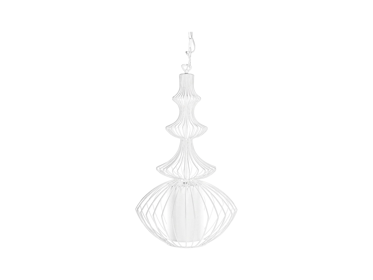 Lampe suspension KOLVA Métal Blanc