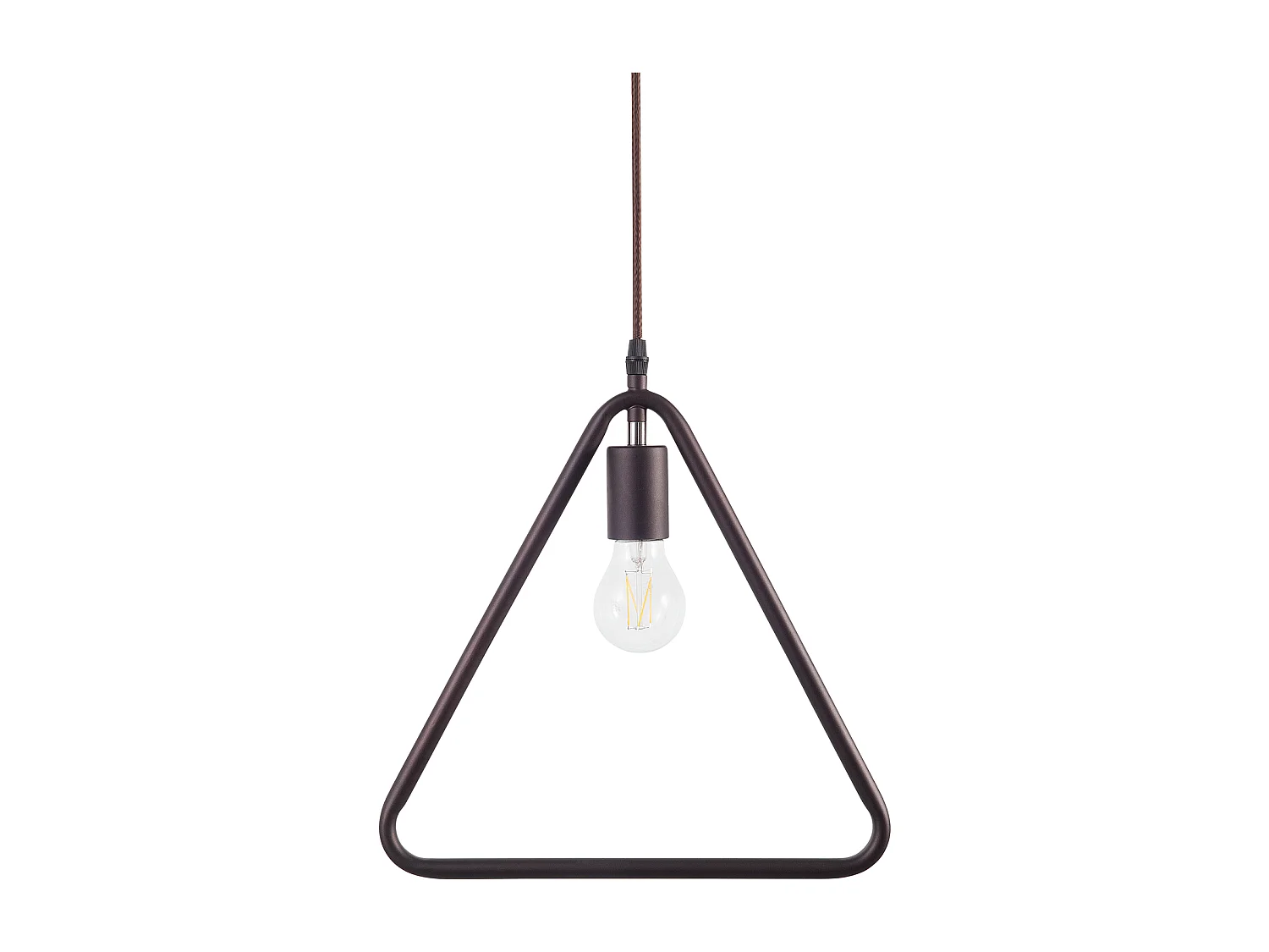 Lot de 3 lampes suspendues JURUENA Métal Marron foncé