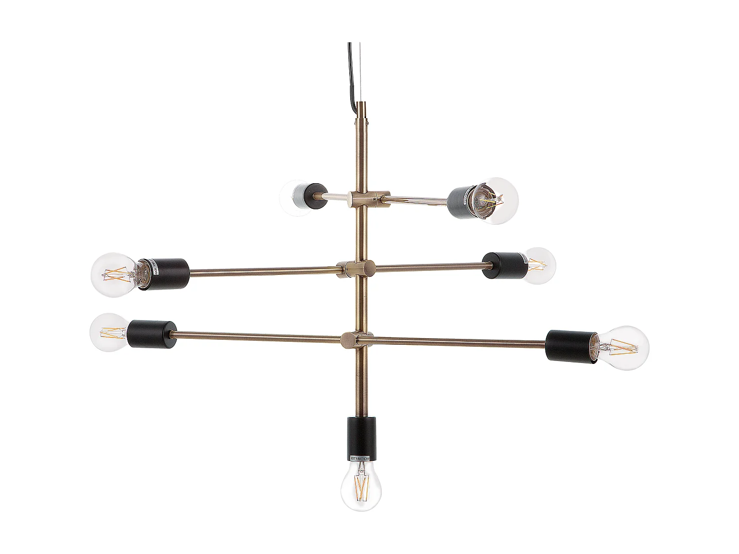 Lampadario CREMERA Metallo Ottone