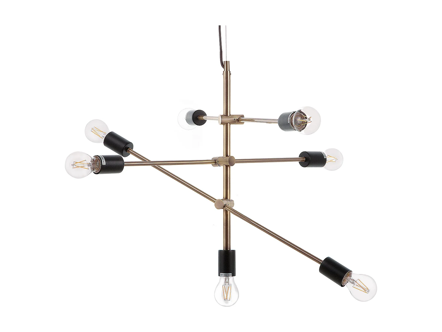 Lampadario CREMERA Metallo Ottone