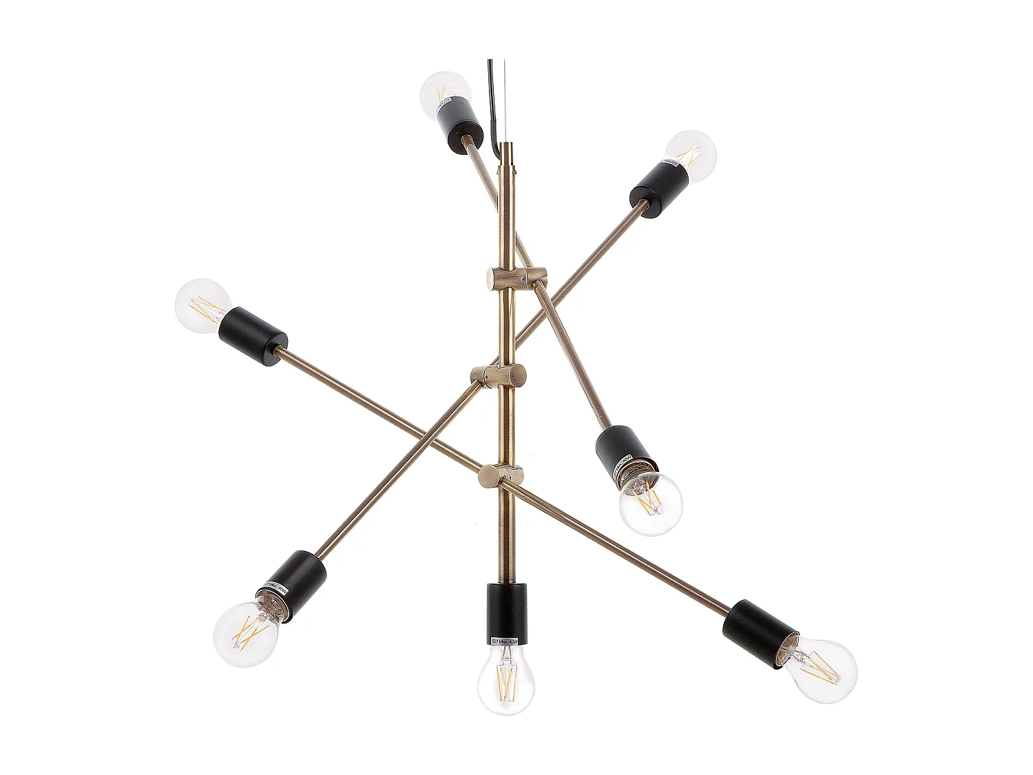 Lampadario CREMERA Metallo Ottone