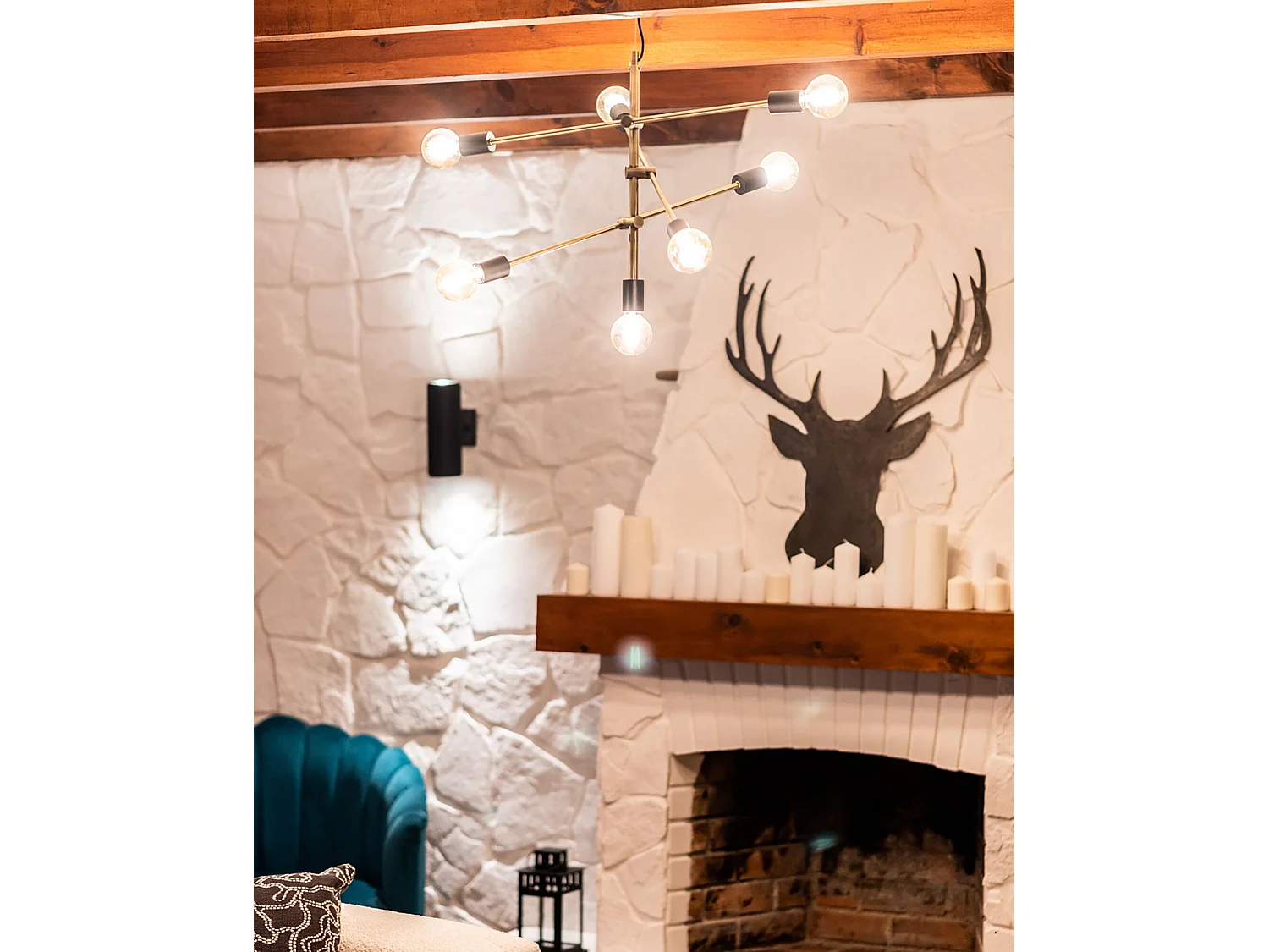 Lampe suspension CREMERA Métal Laiton