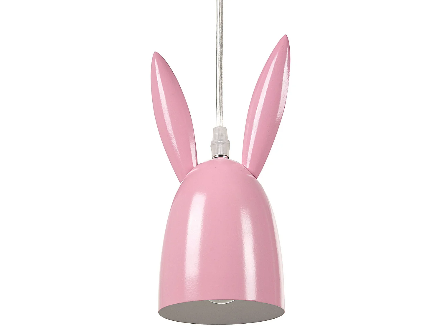 Lampe de suspension en forme de lapin rose RABBIT