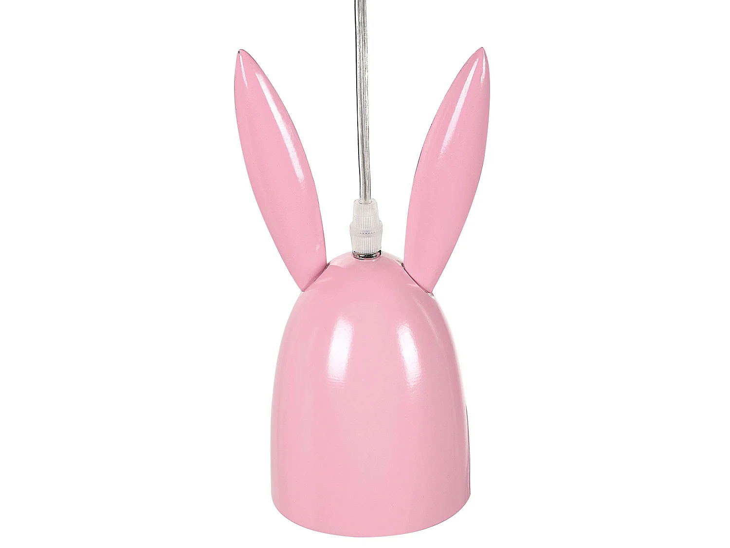 Lampe de suspension en forme de lapin rose RABBIT