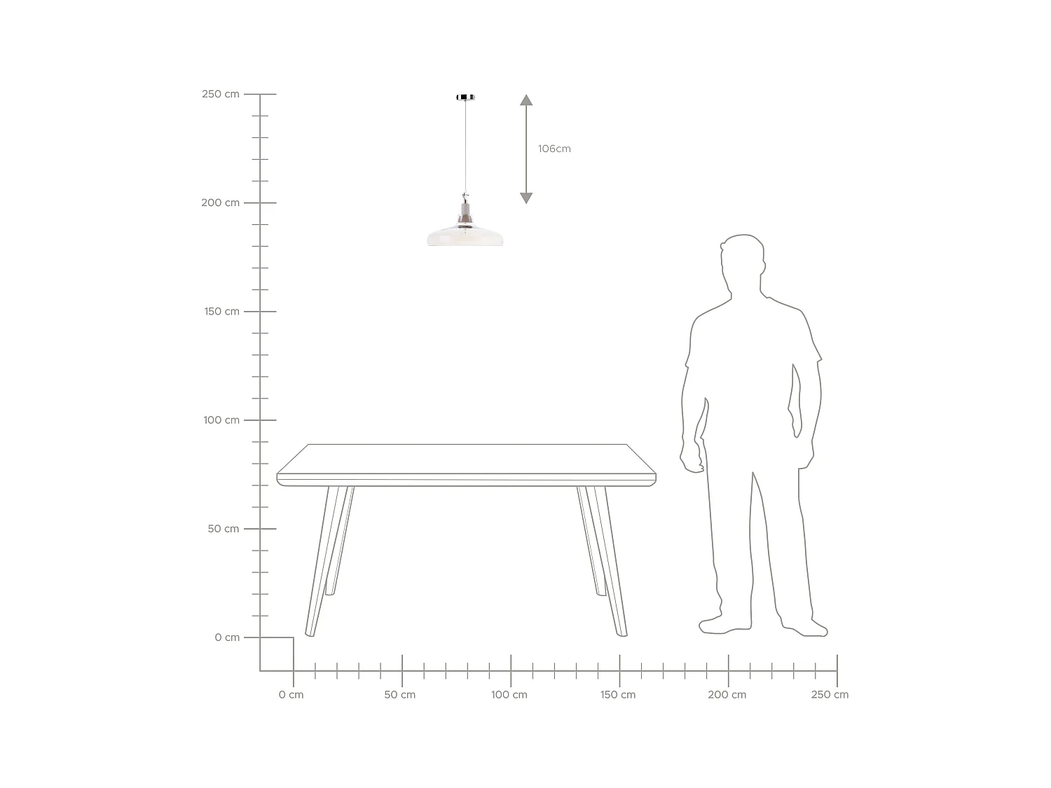 Lampa wisząca ALIKOS Szkło Złoty