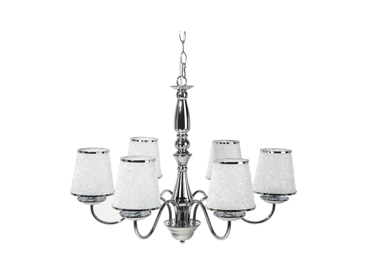 Lustre BRADANO Métal Argenté
