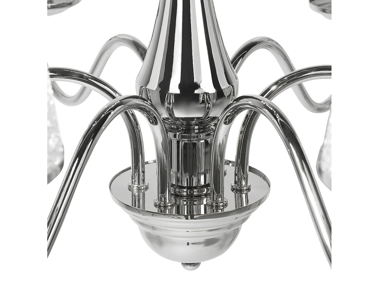 Lámpara de araña BRADANO Metal Plateado