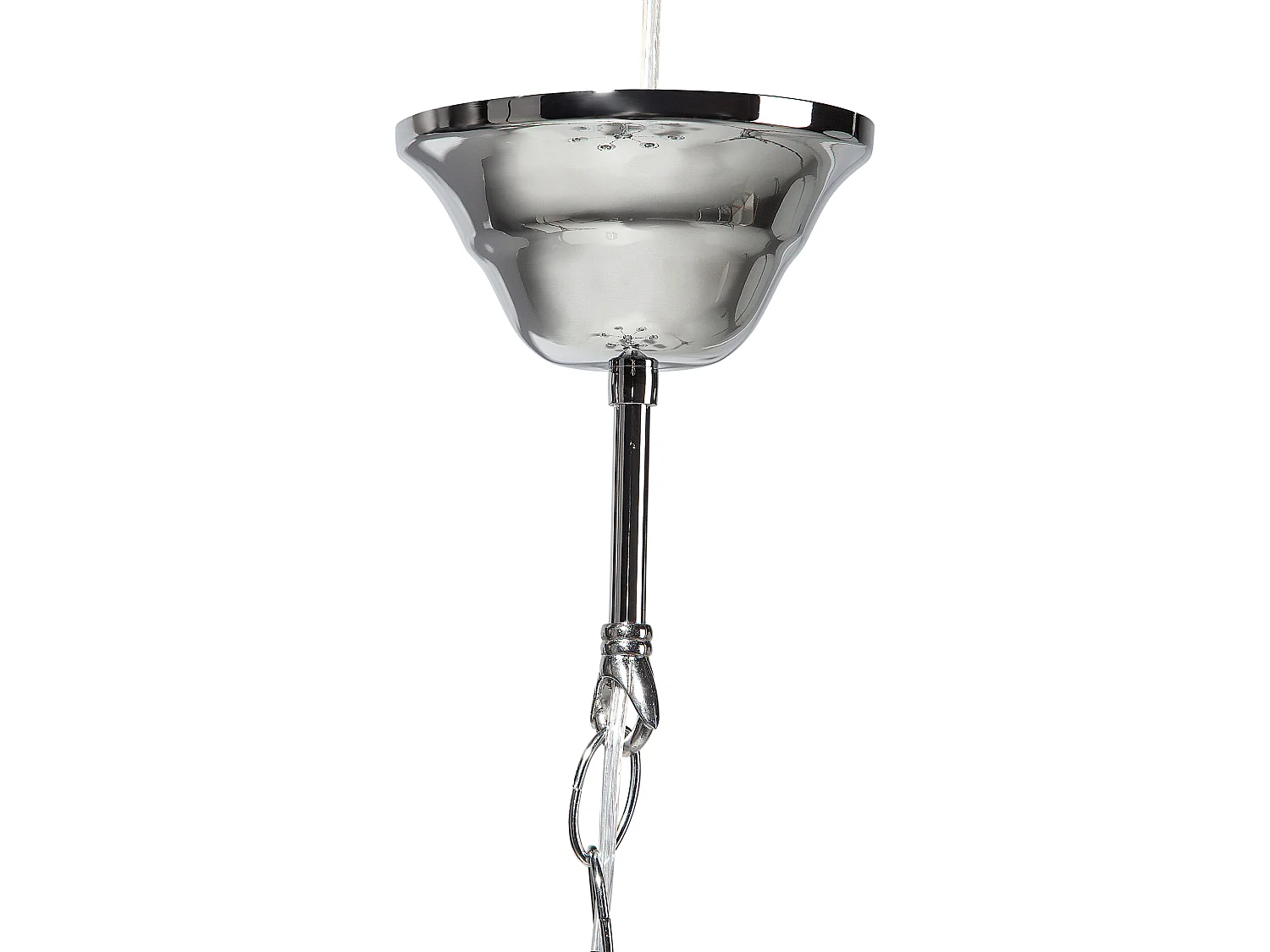 Lámpara de araña BRADANO Metal Plateado