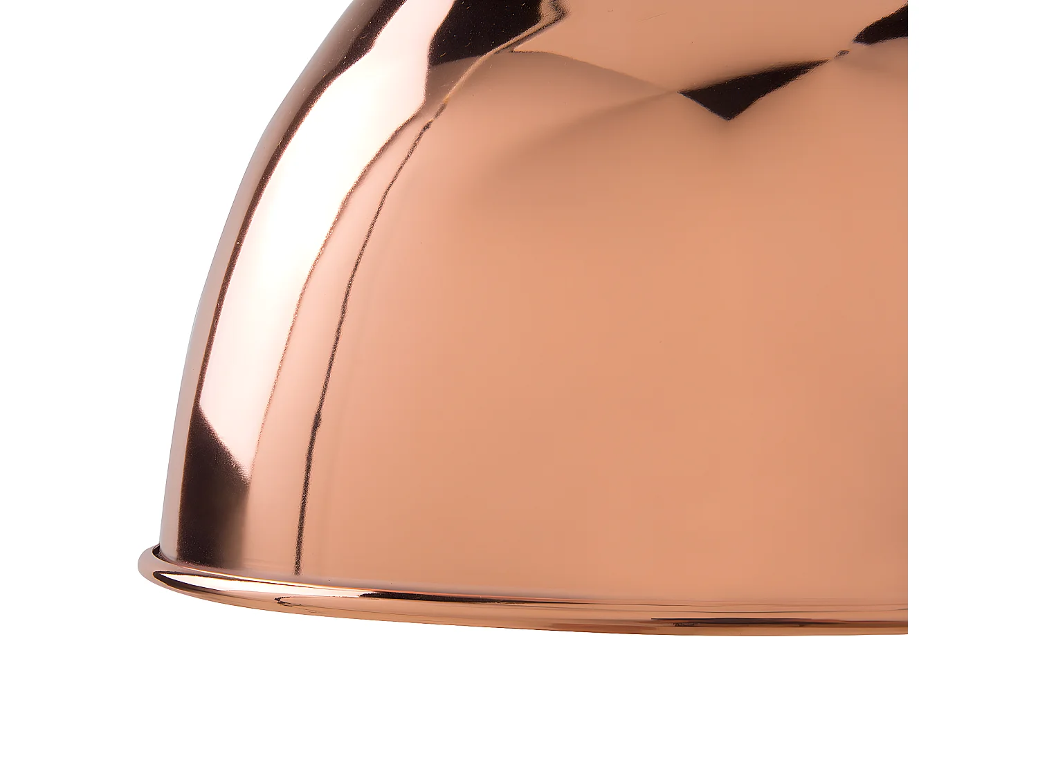 Candeeiro de teto em metal cobreado e branco DARYA