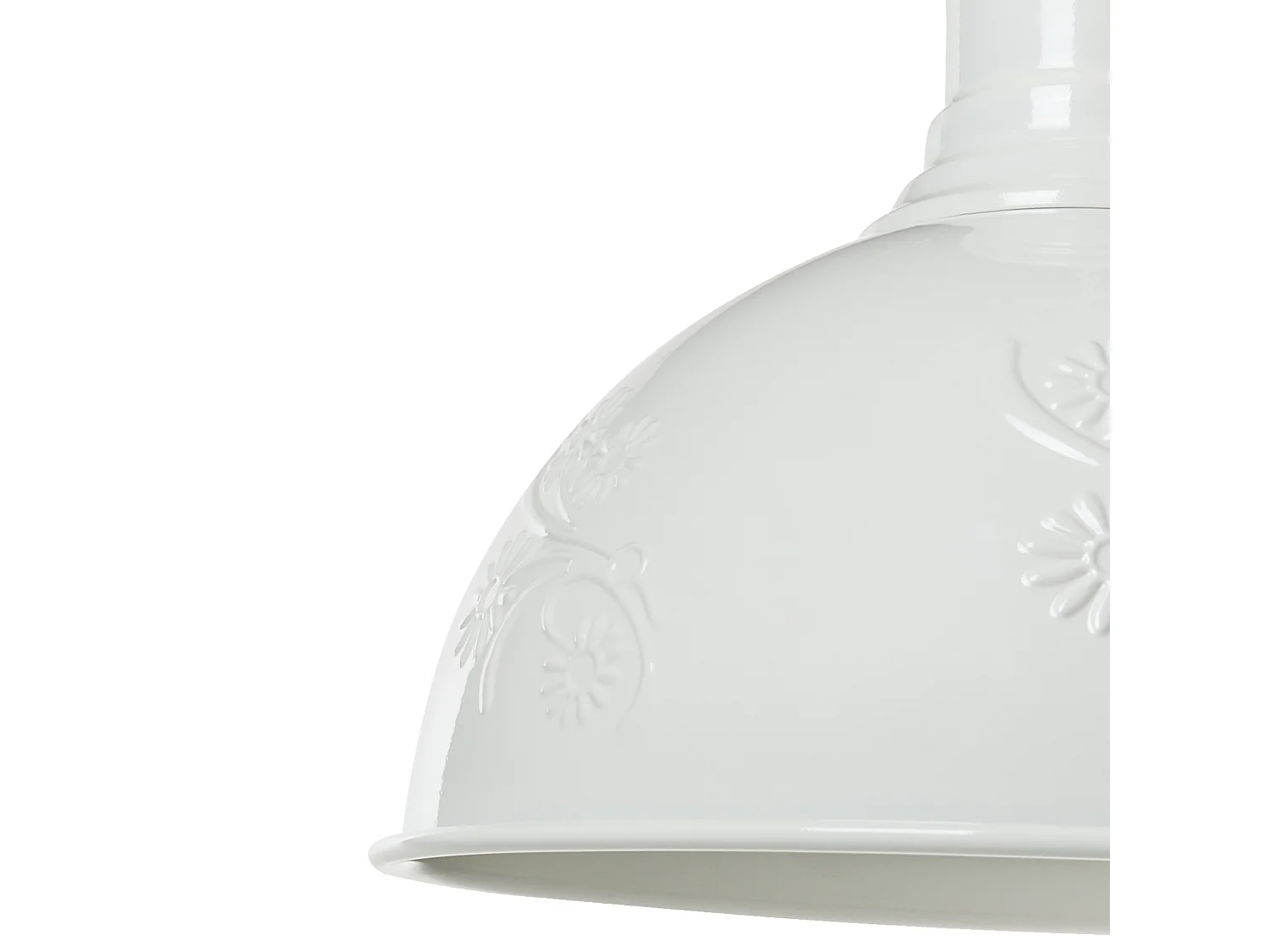 Lampe suspension DIDESSA Métal Blanc cassé