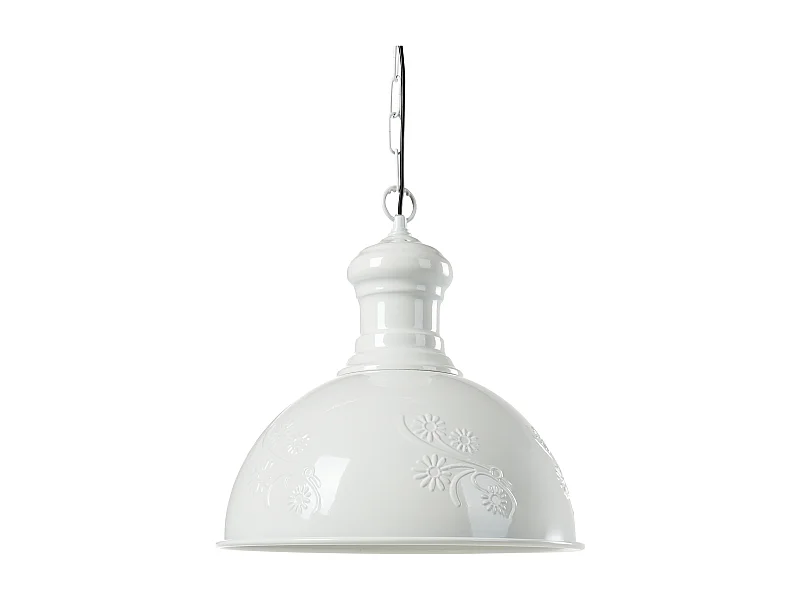 Industrielle Hängeleuchte Metall cremeweiß Didessa