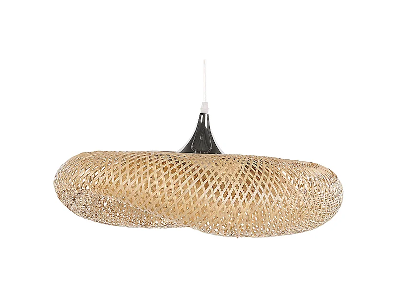 Dekorative Pendelleuchte geschwungene Form hellbraun Boyne