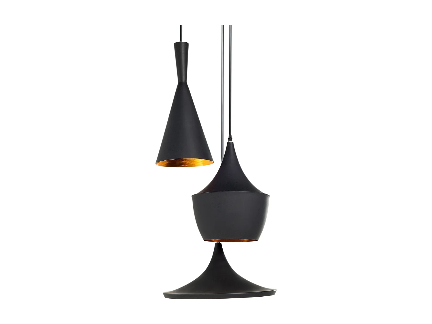 Lampe suspension noire CARSON