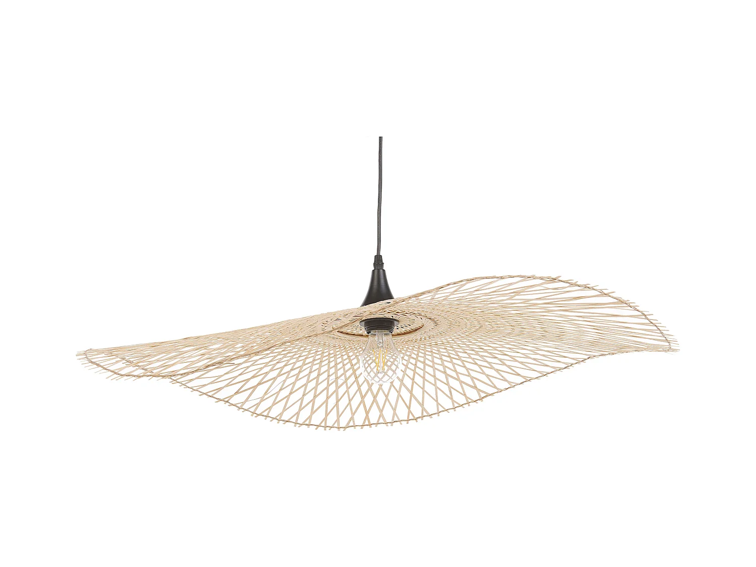 Lampa wisząca FLOYD Drewno bambusowe Jasnobrązowy