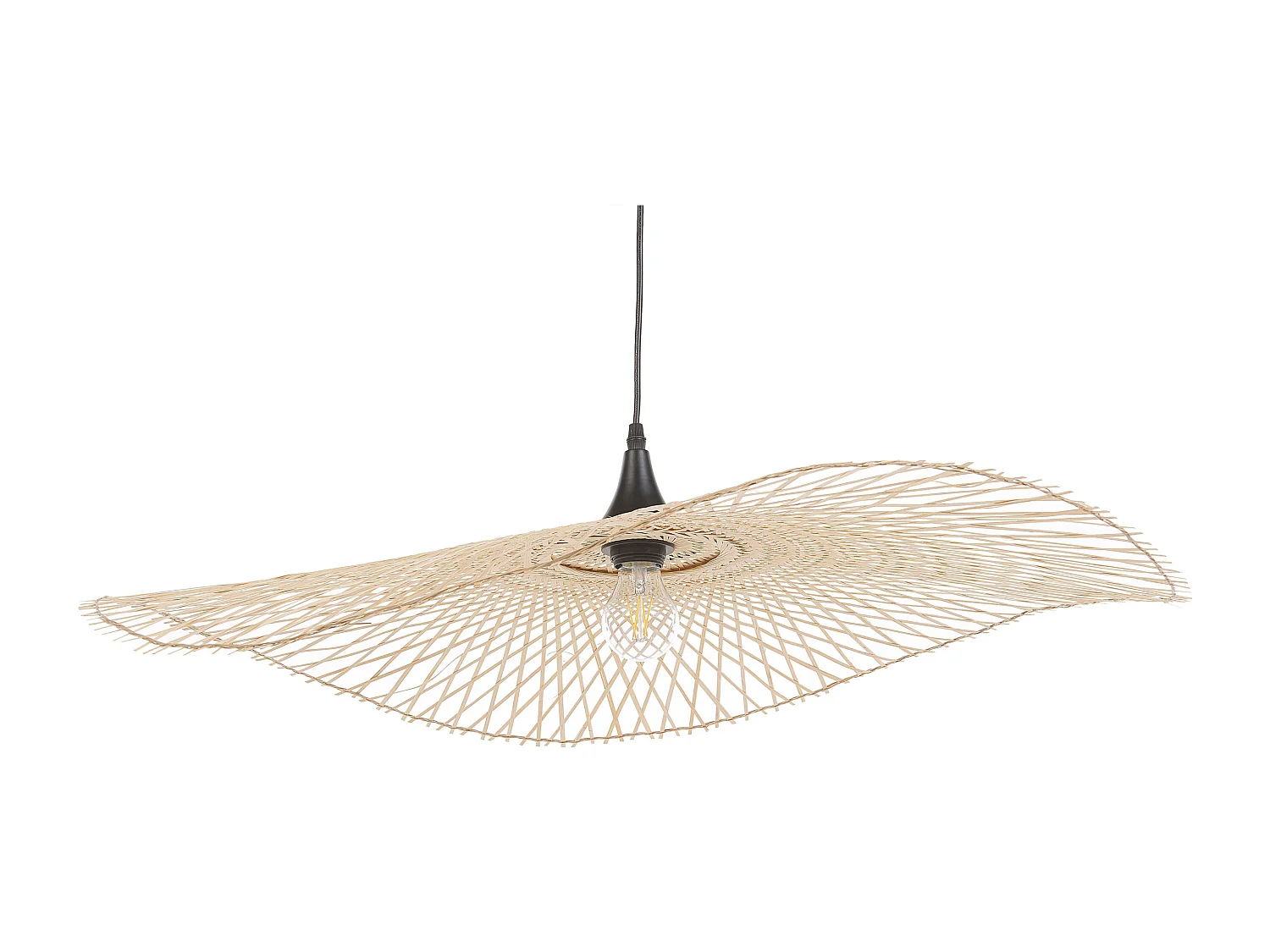 Lampe suspension FLOYD Bambou Marron clair