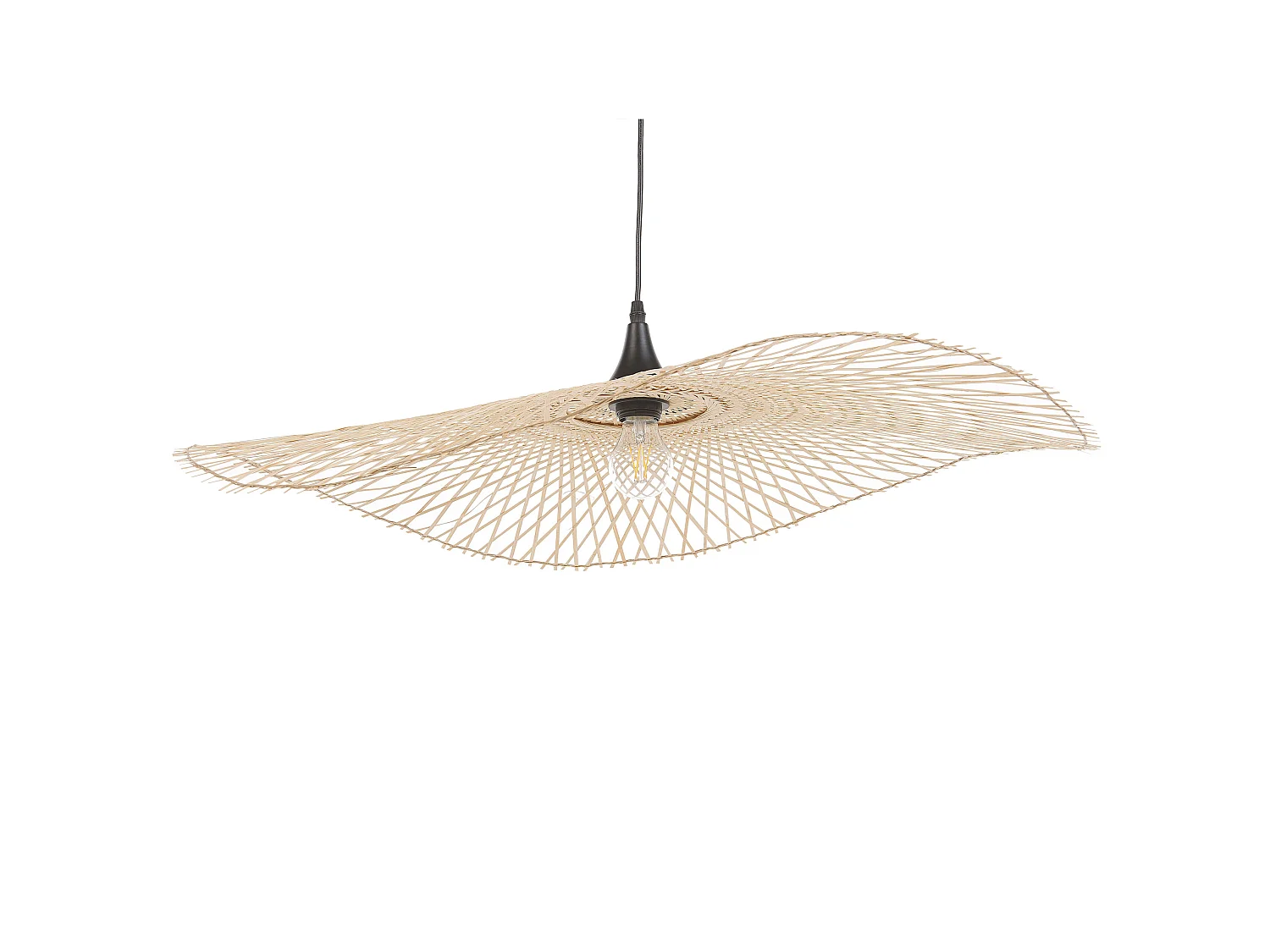 Lampe suspension FLOYD Bambou Marron clair
