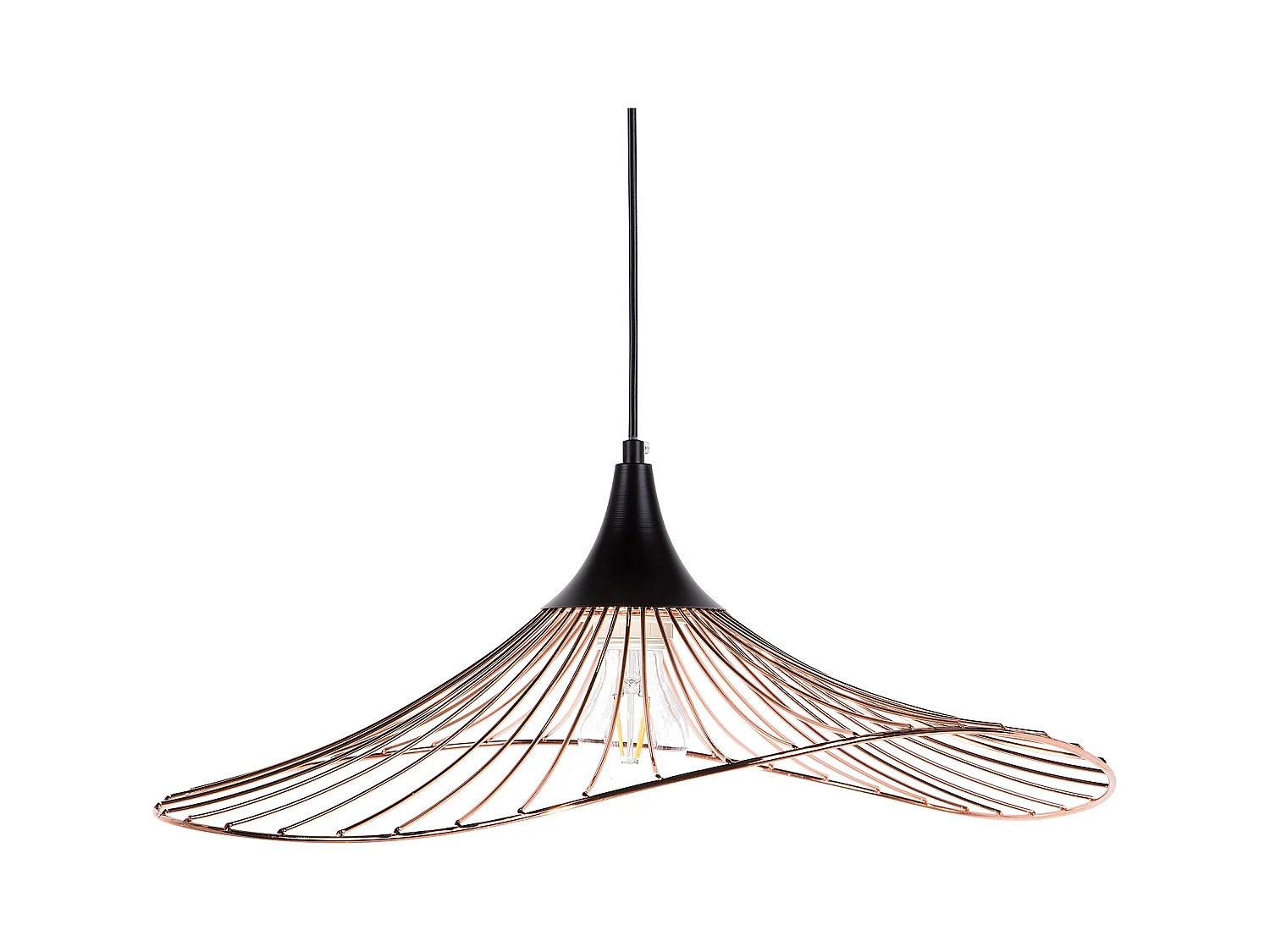 Lampe suspension MAZARO Métal Cuivré