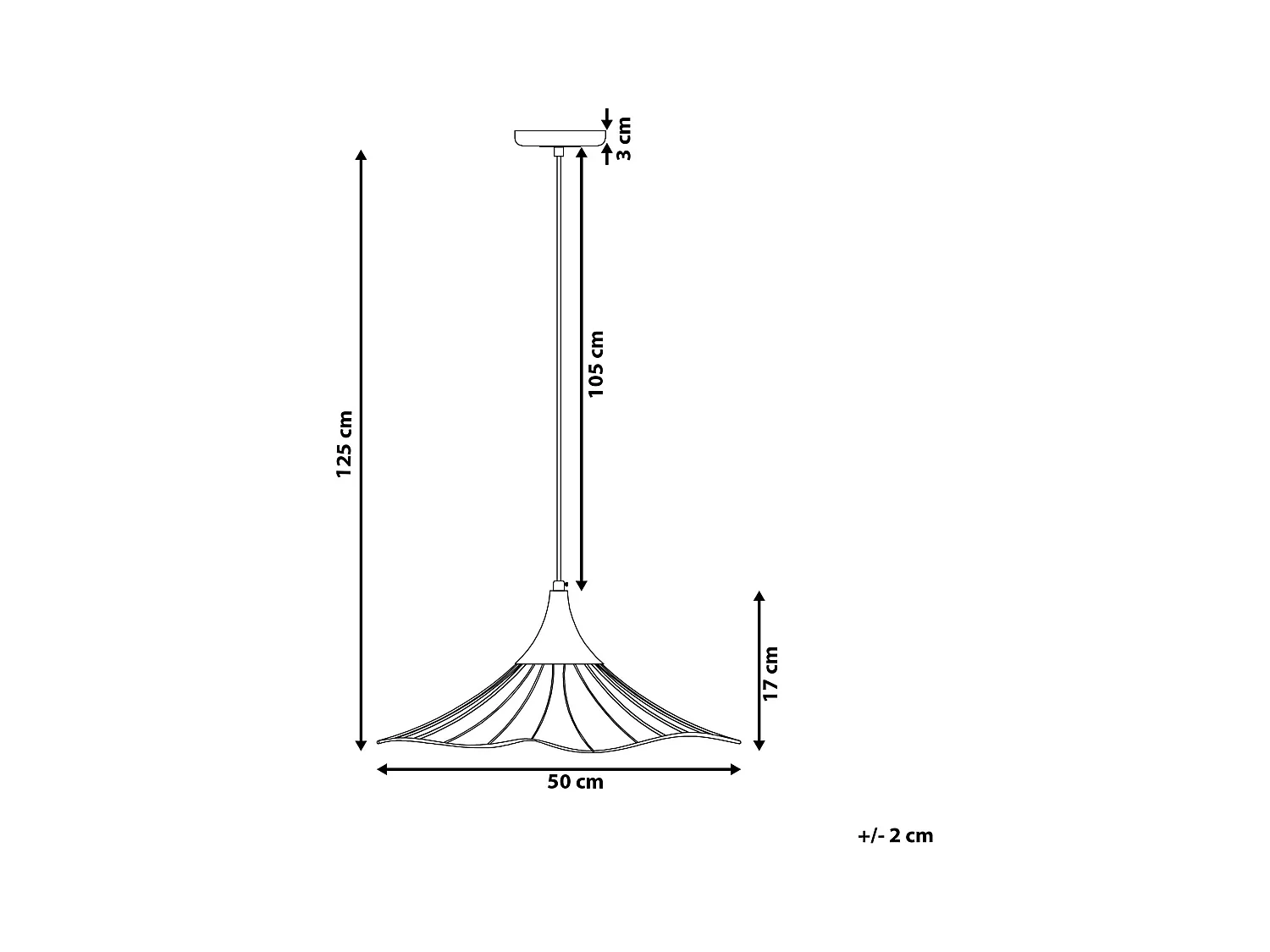 Hanglamp MAZARO Metaal Koper