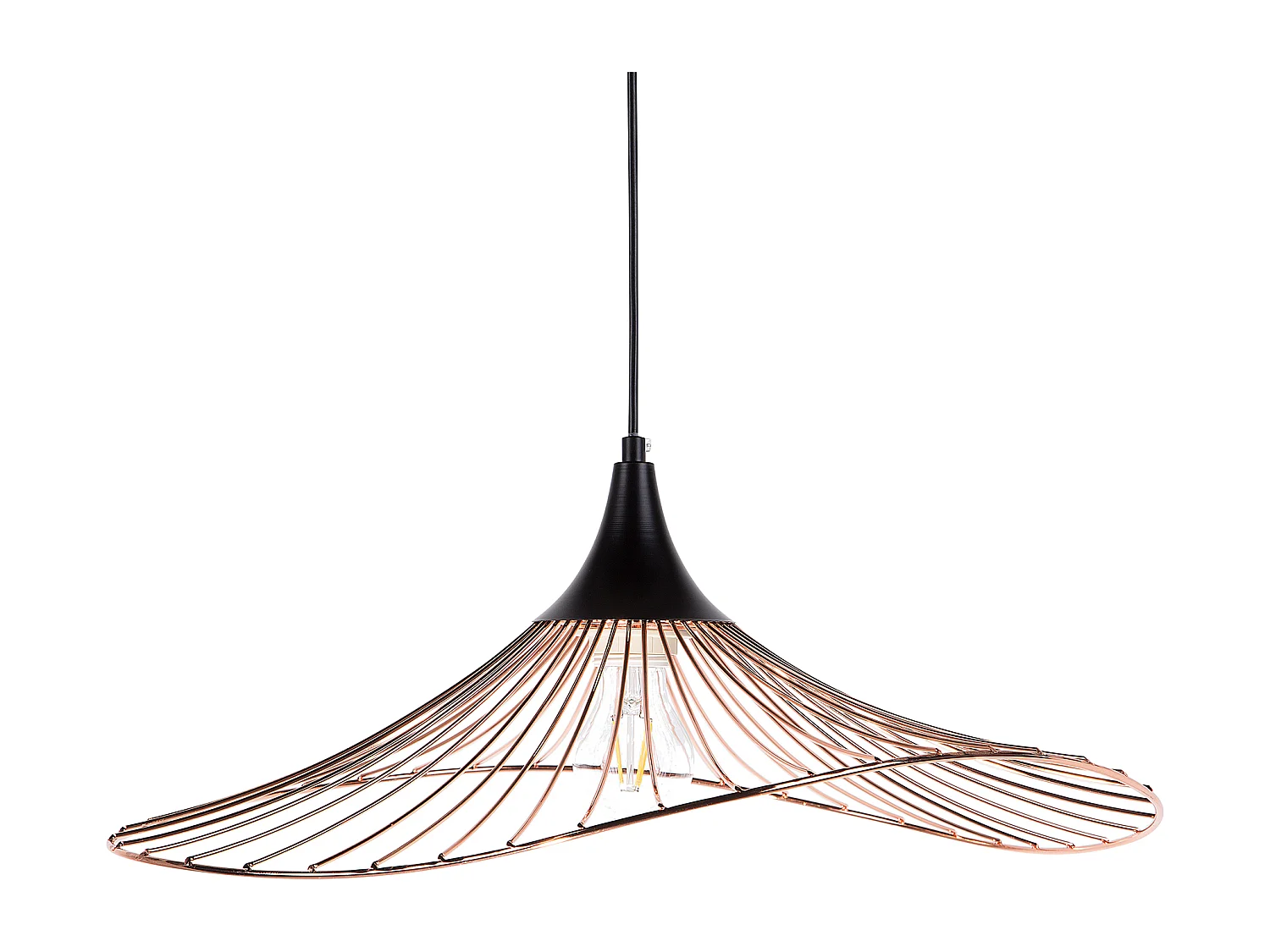 Lampe suspension MAZARO Métal Cuivré