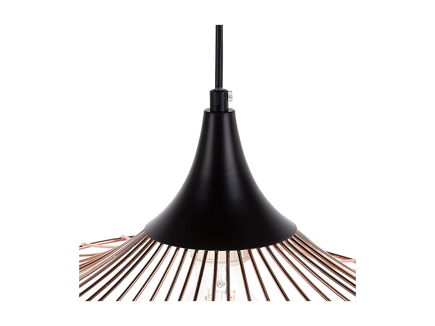 Lampe suspension MAZARO Métal Cuivré