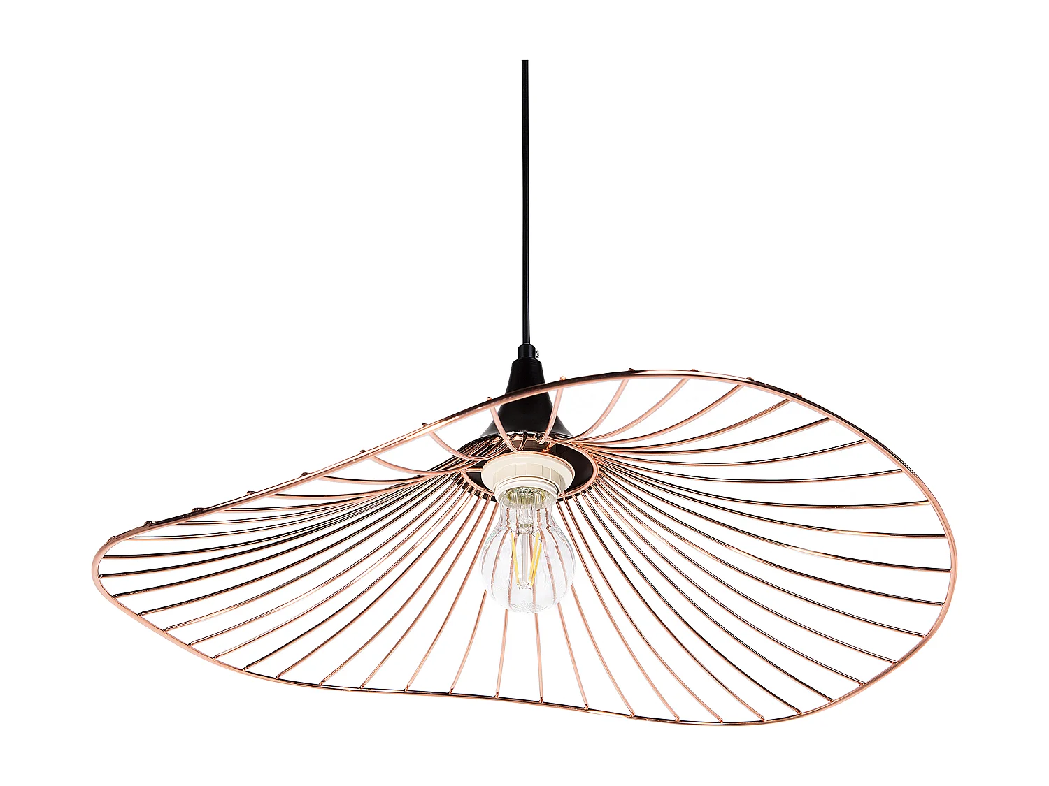 Lampe suspension MAZARO Métal Cuivré