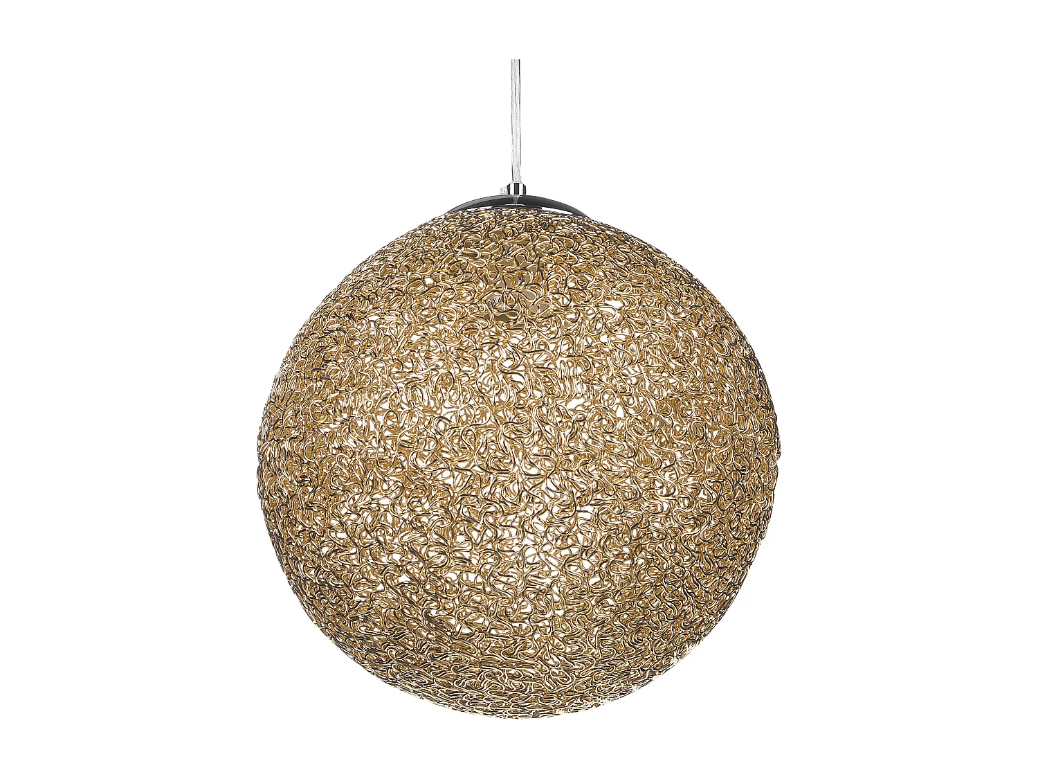 Lampe suspension TURAMA Métal Doré