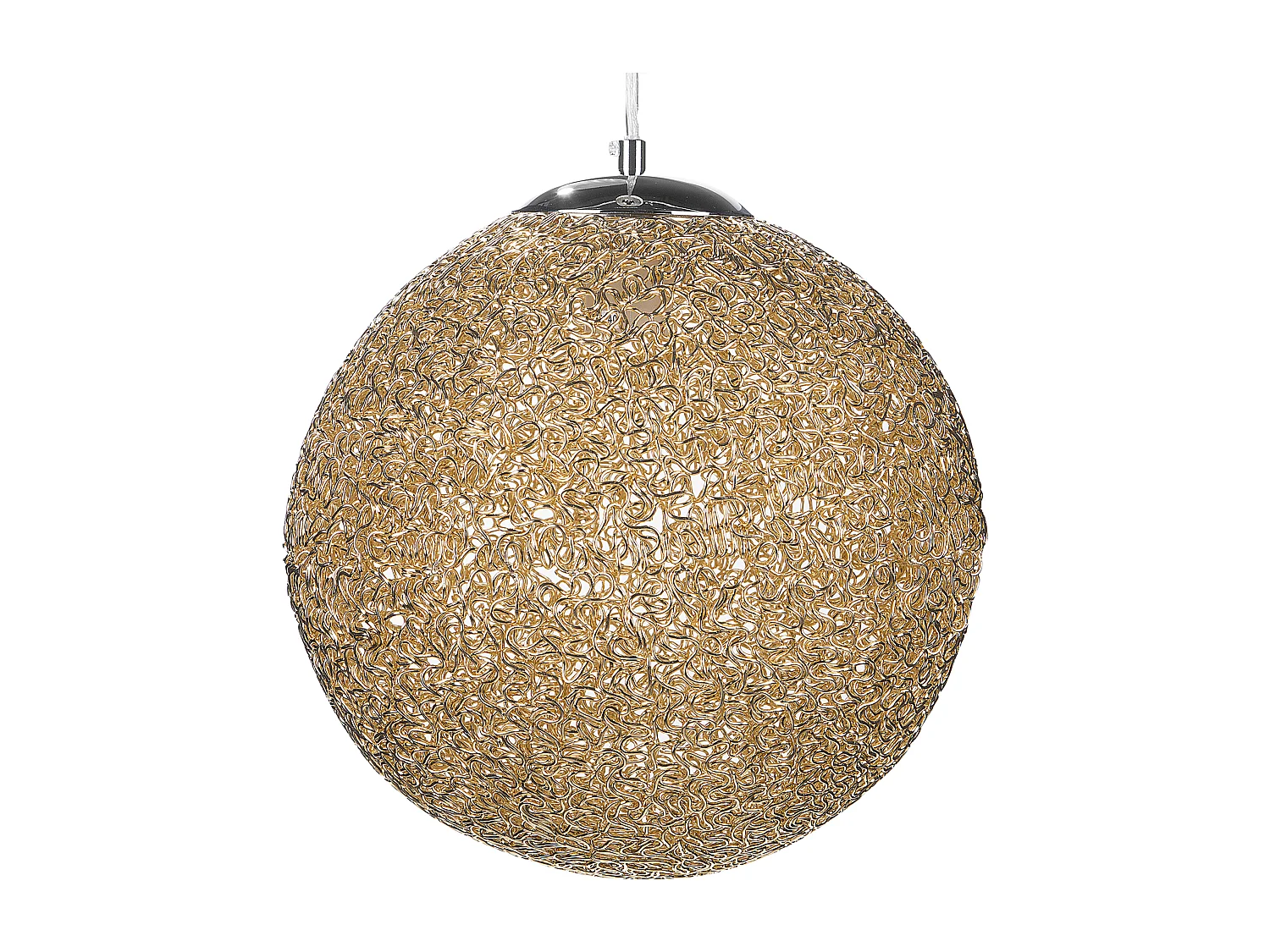 Lampe suspension TURAMA Métal Doré