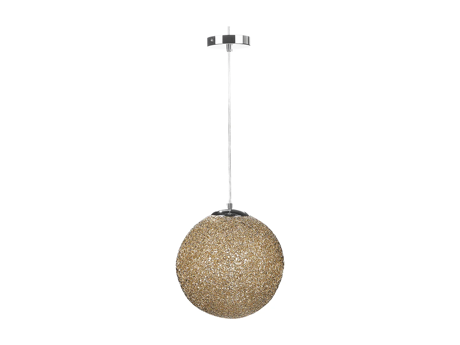 Lampe suspension TURAMA Métal Doré