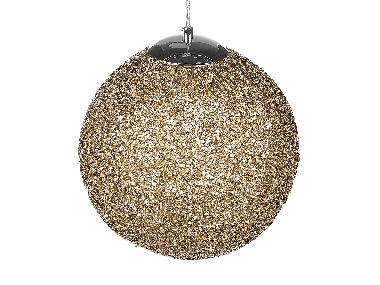 Lampe suspension TURAMA Métal Doré