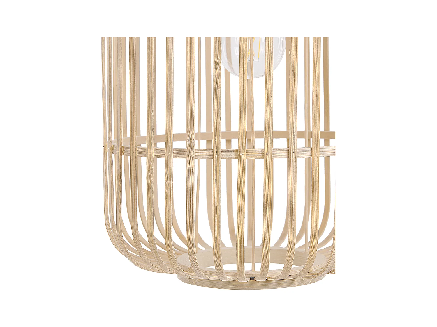 Lampe suspension AISNE Bambou Marron clair