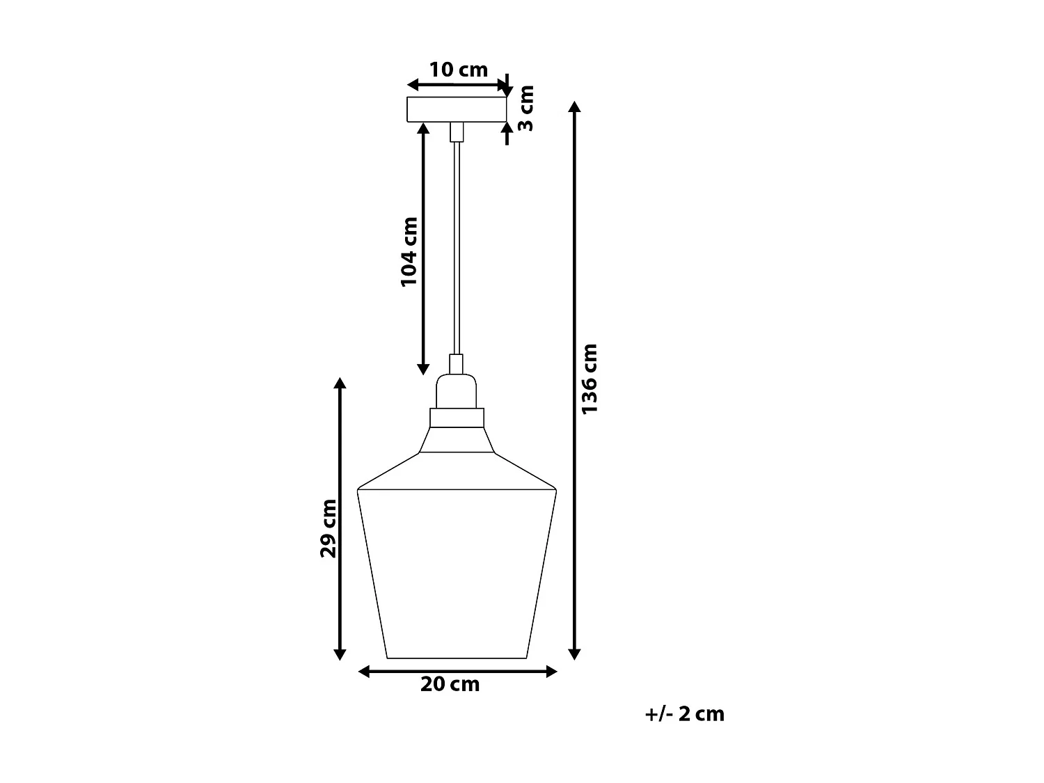 Klassische Pendelleuchte glockenförmig Glas goldgelb transparent Santon