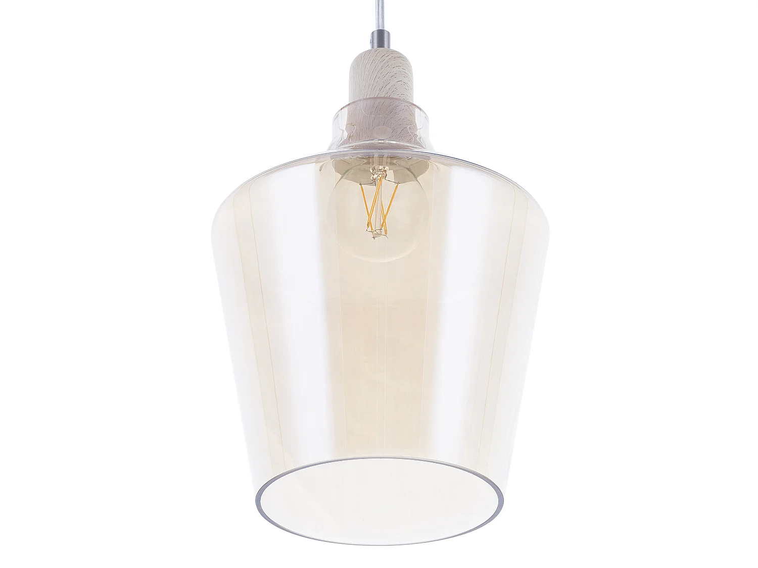 Hanglamp SANTON Glas Goud