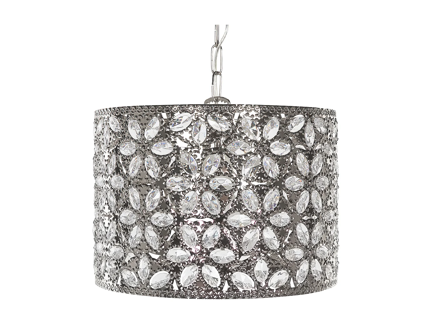 Lampe suspension SAJO Métal Argenté