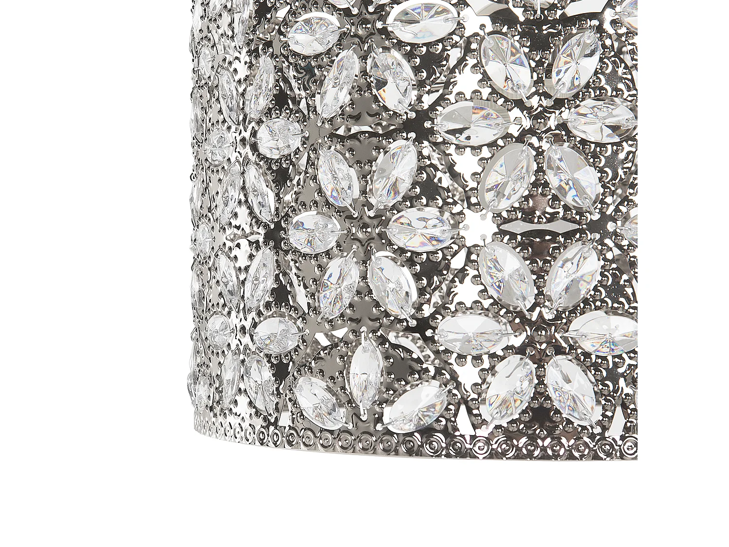 Lampe suspension SAJO Métal Argenté