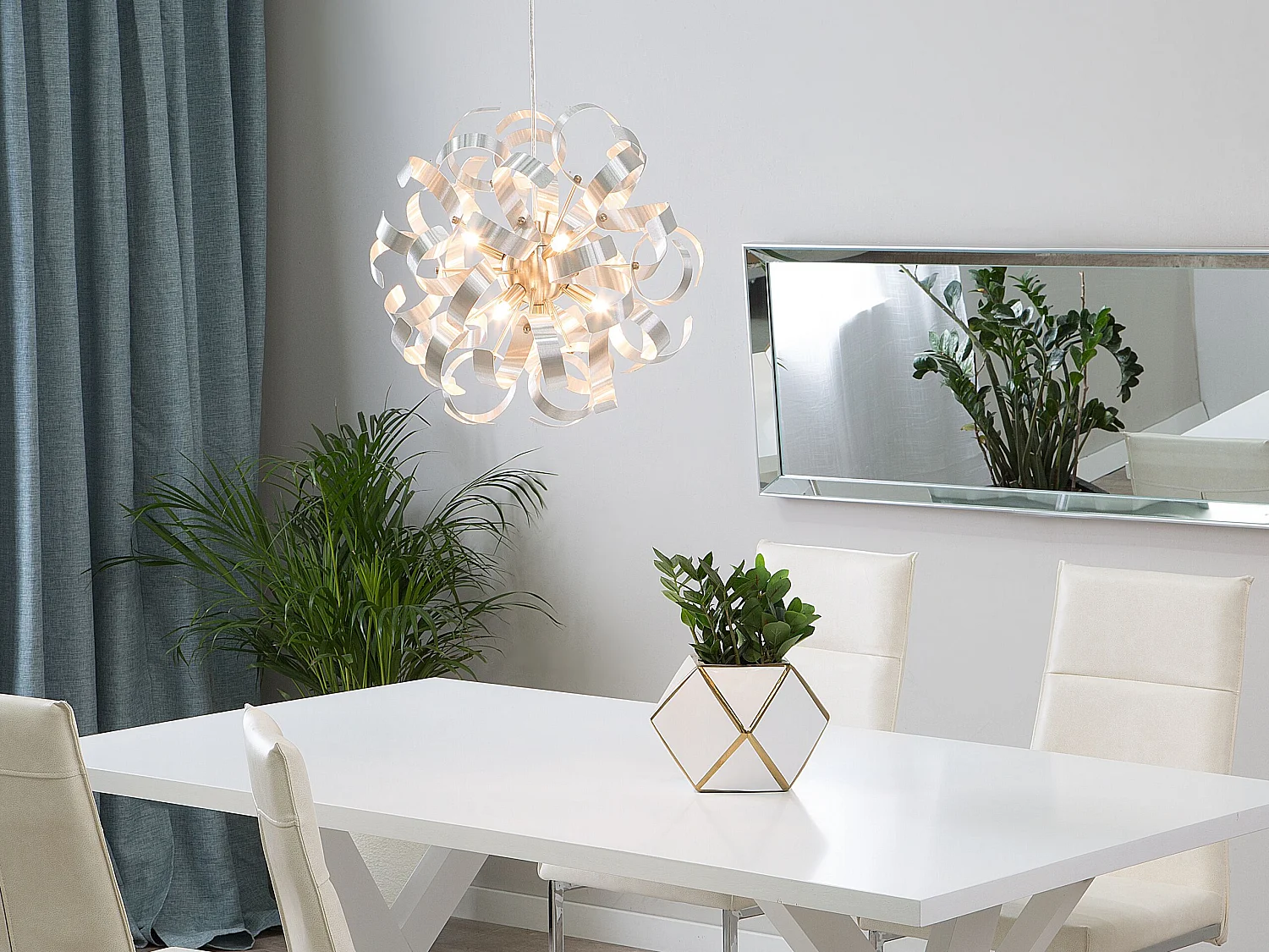 Lampe suspension nickel ICANA