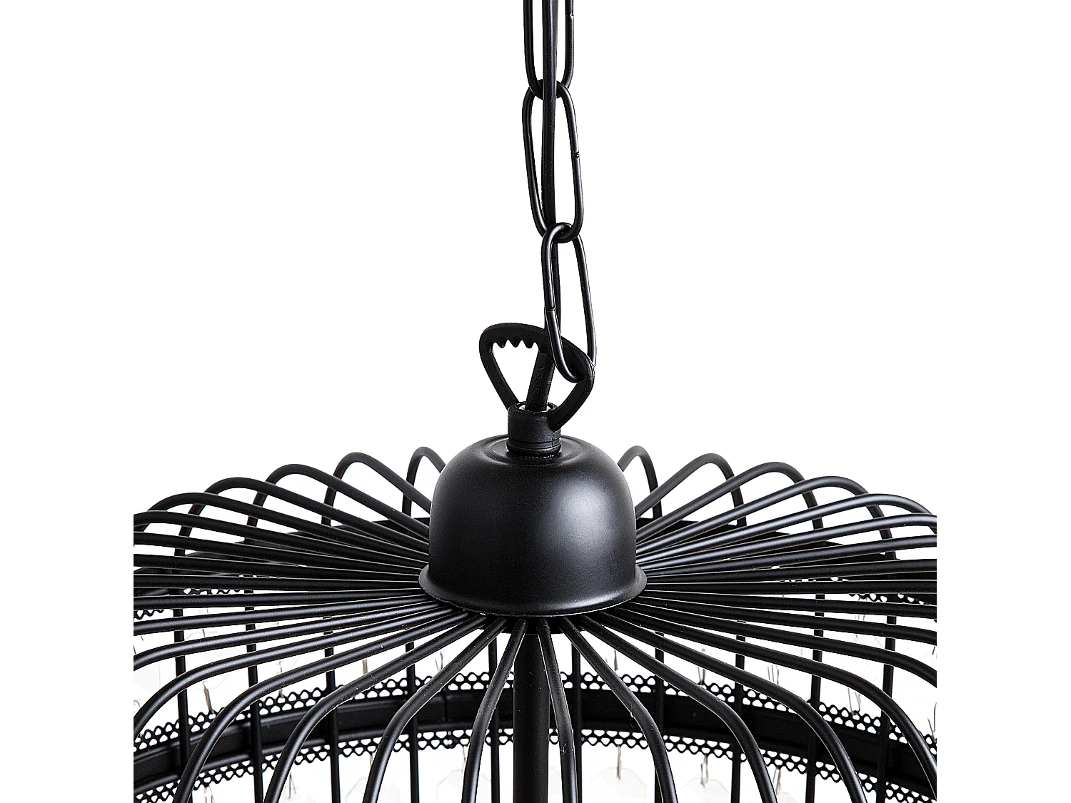 Lampe suspension CELON Métal Noir