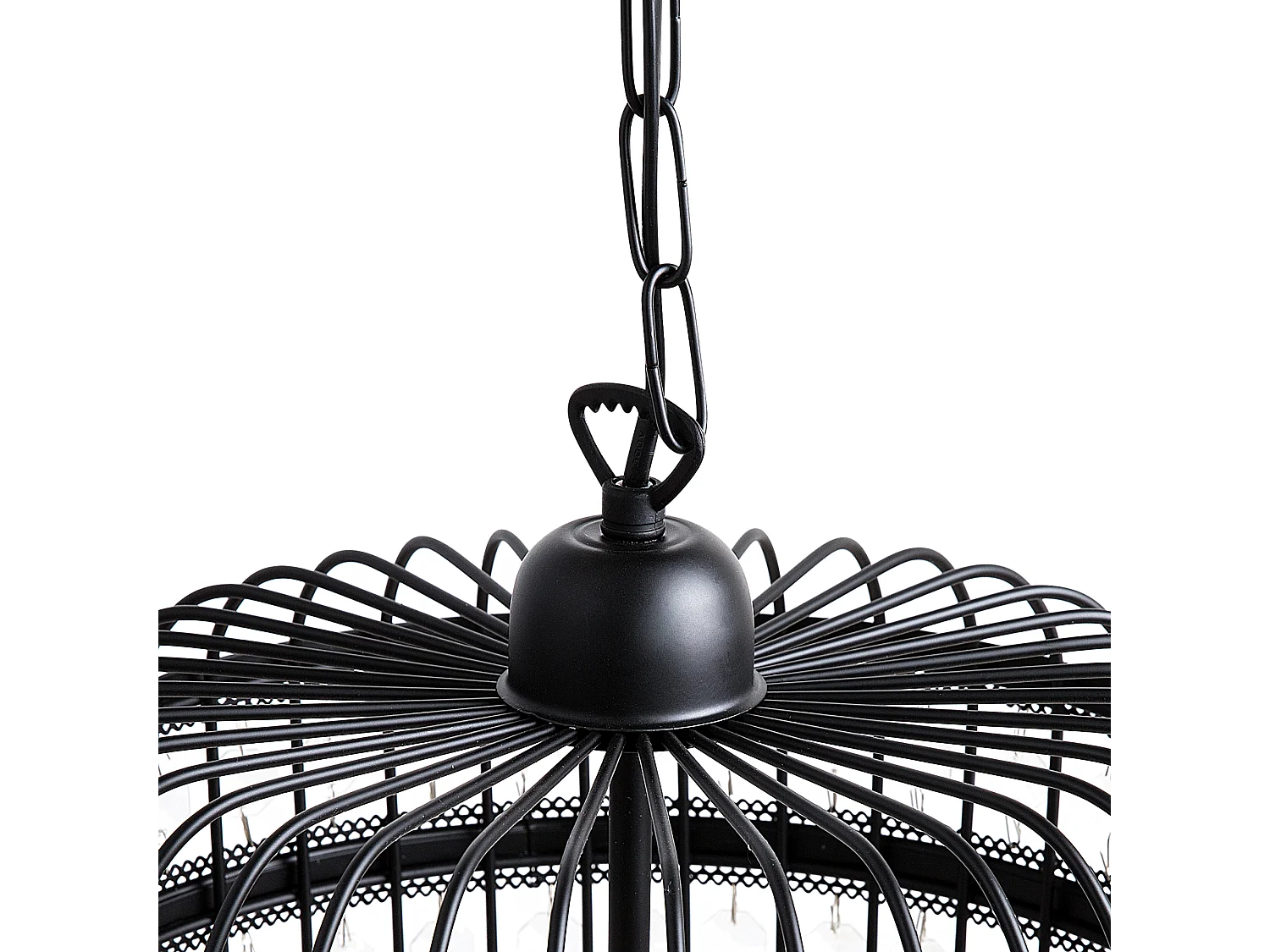 Candeeiro suspenso CELON Metal Preto