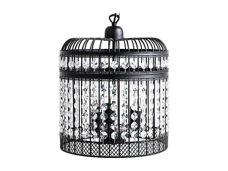 Hängelampe CELON Metall Schwarz