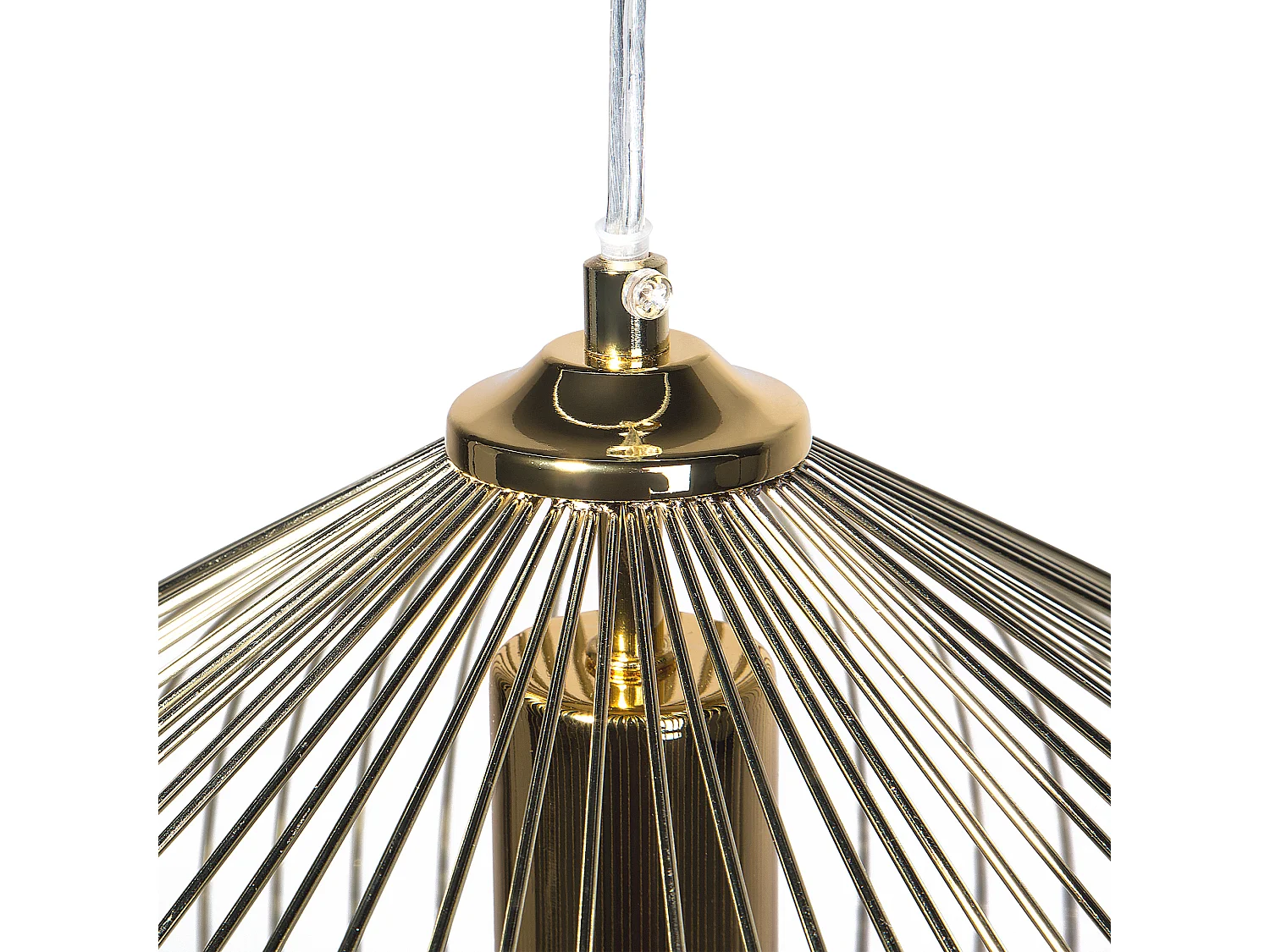 Lampe suspension TORDINO Métal Doré