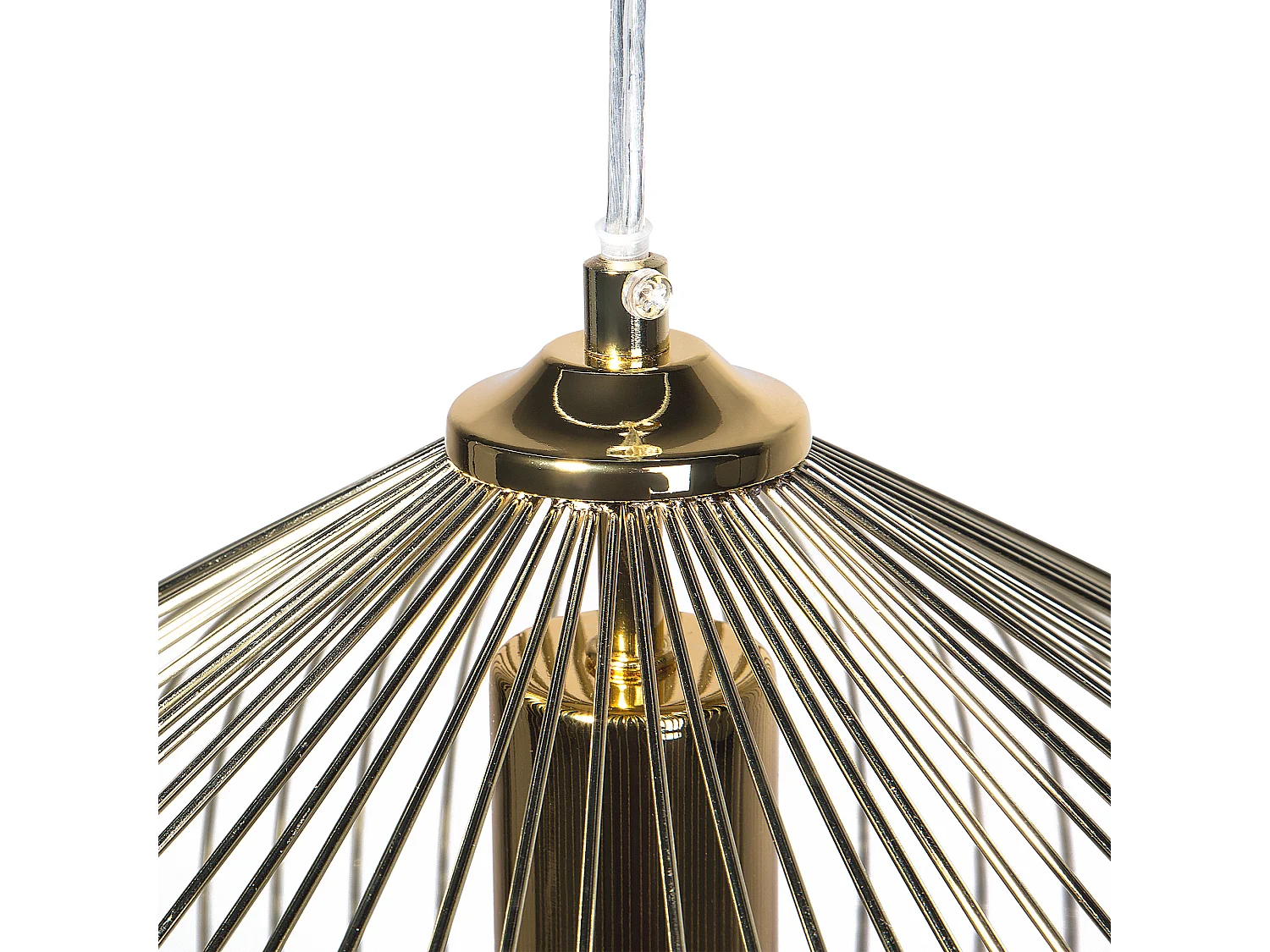 Lampe suspension TORDINO Métal Doré