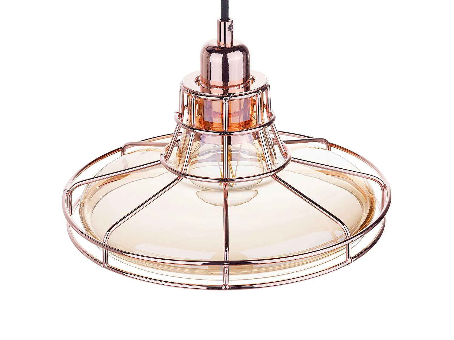 Pendant Lamp TORRE Glass Copper
