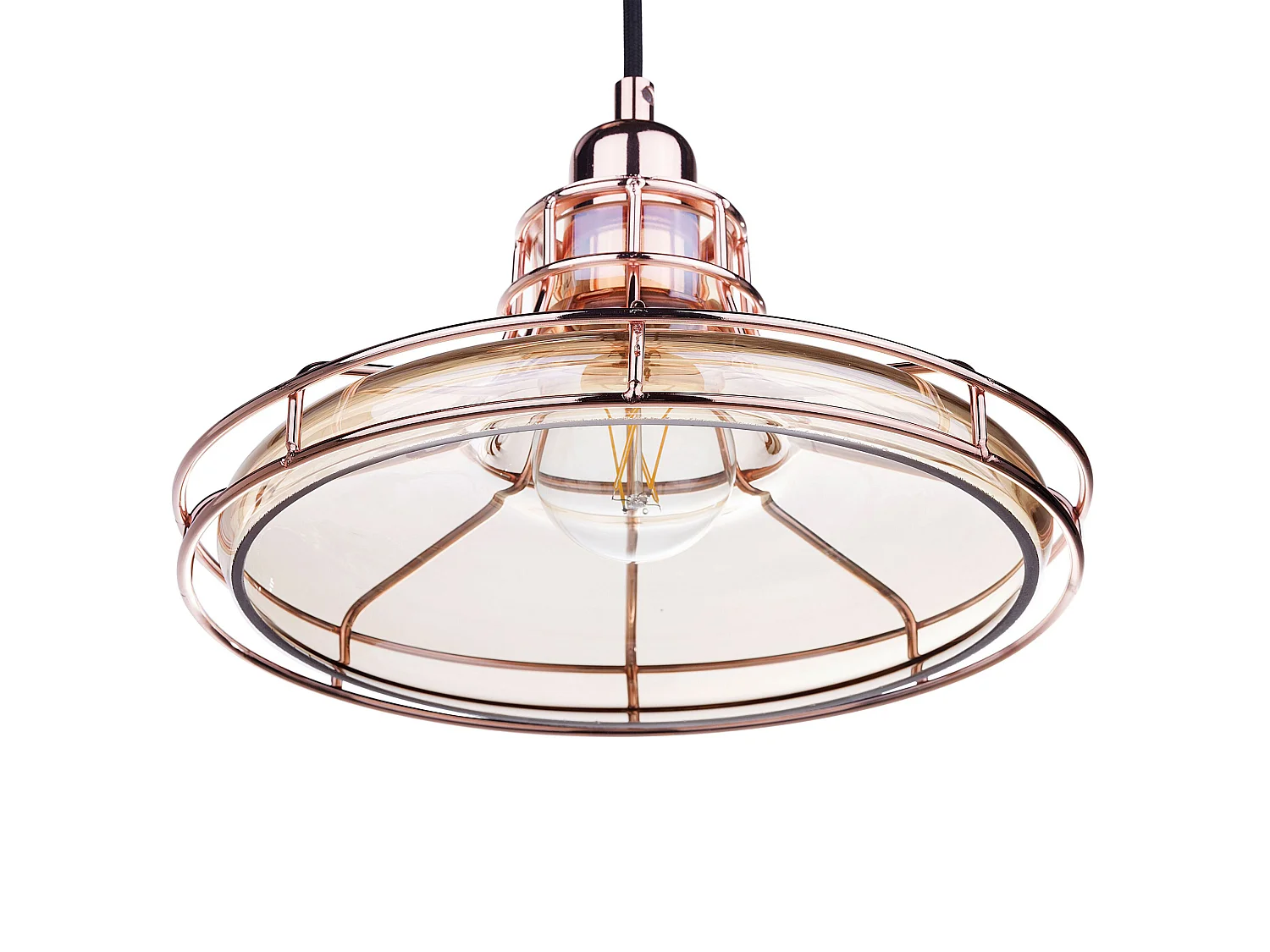 Pendant Lamp TORRE Glass Copper