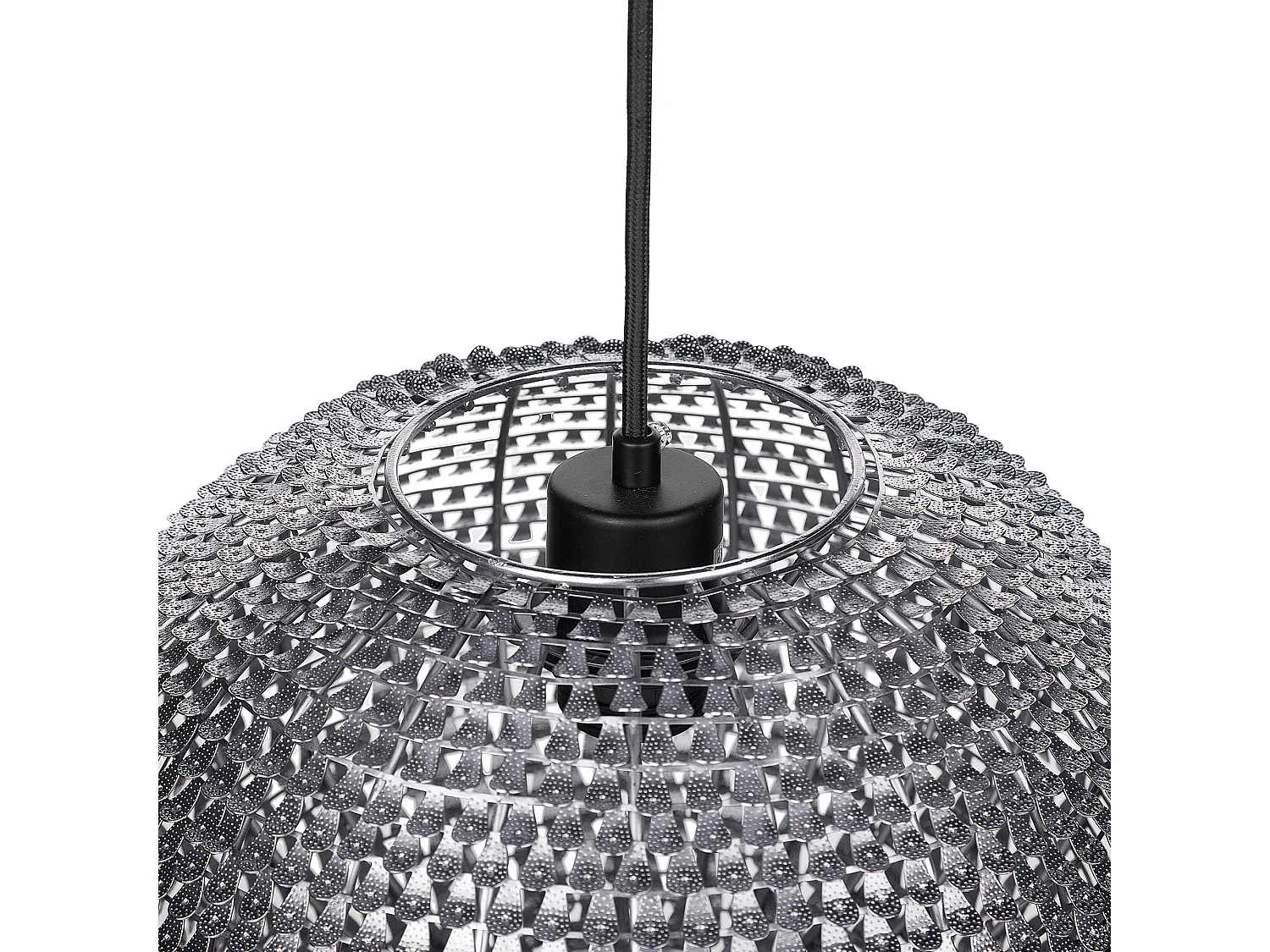 Lampe suspension REINE Métal Argenté