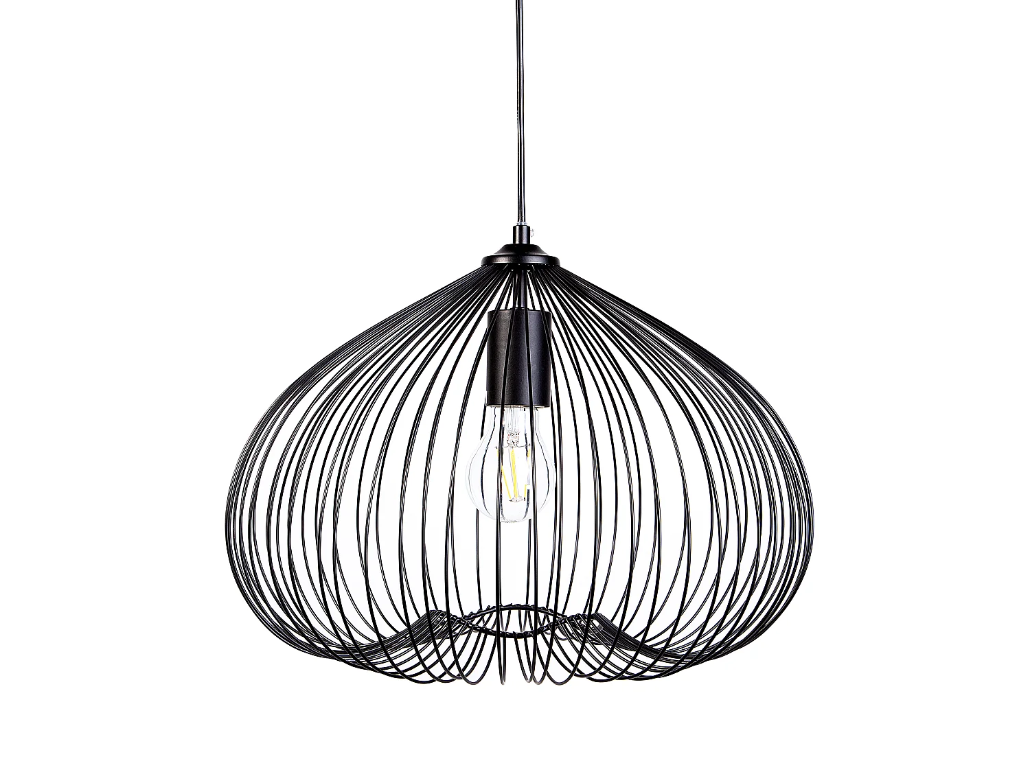 Lampa wisząca TORDINO Metal Czarny