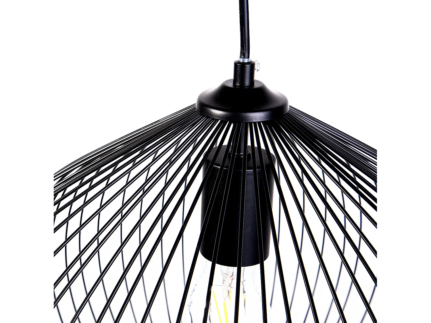 Lampe suspension TORDINO Métal Noir