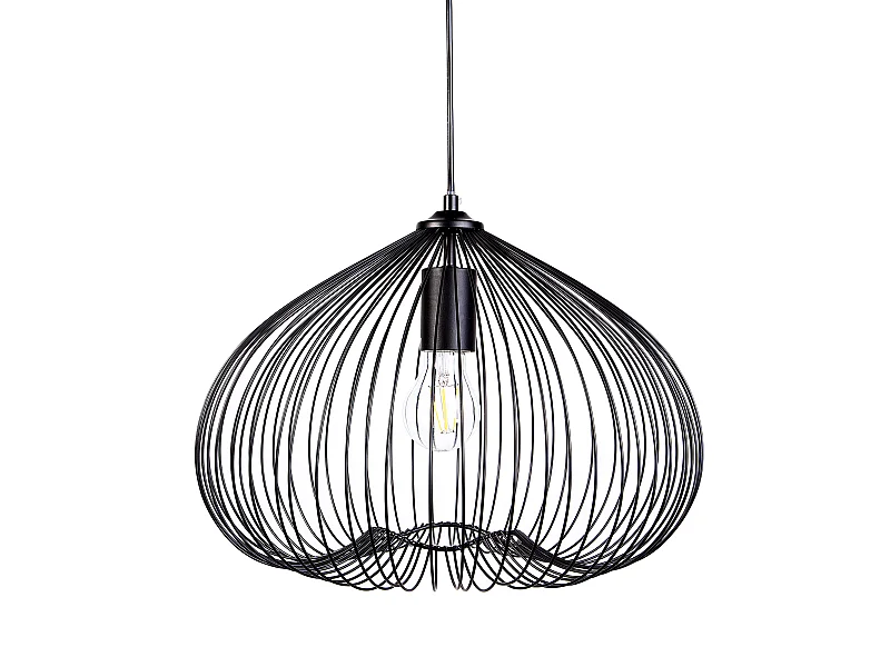 Pendelleuchte im industriellem Stil Metall schwarz Tordino