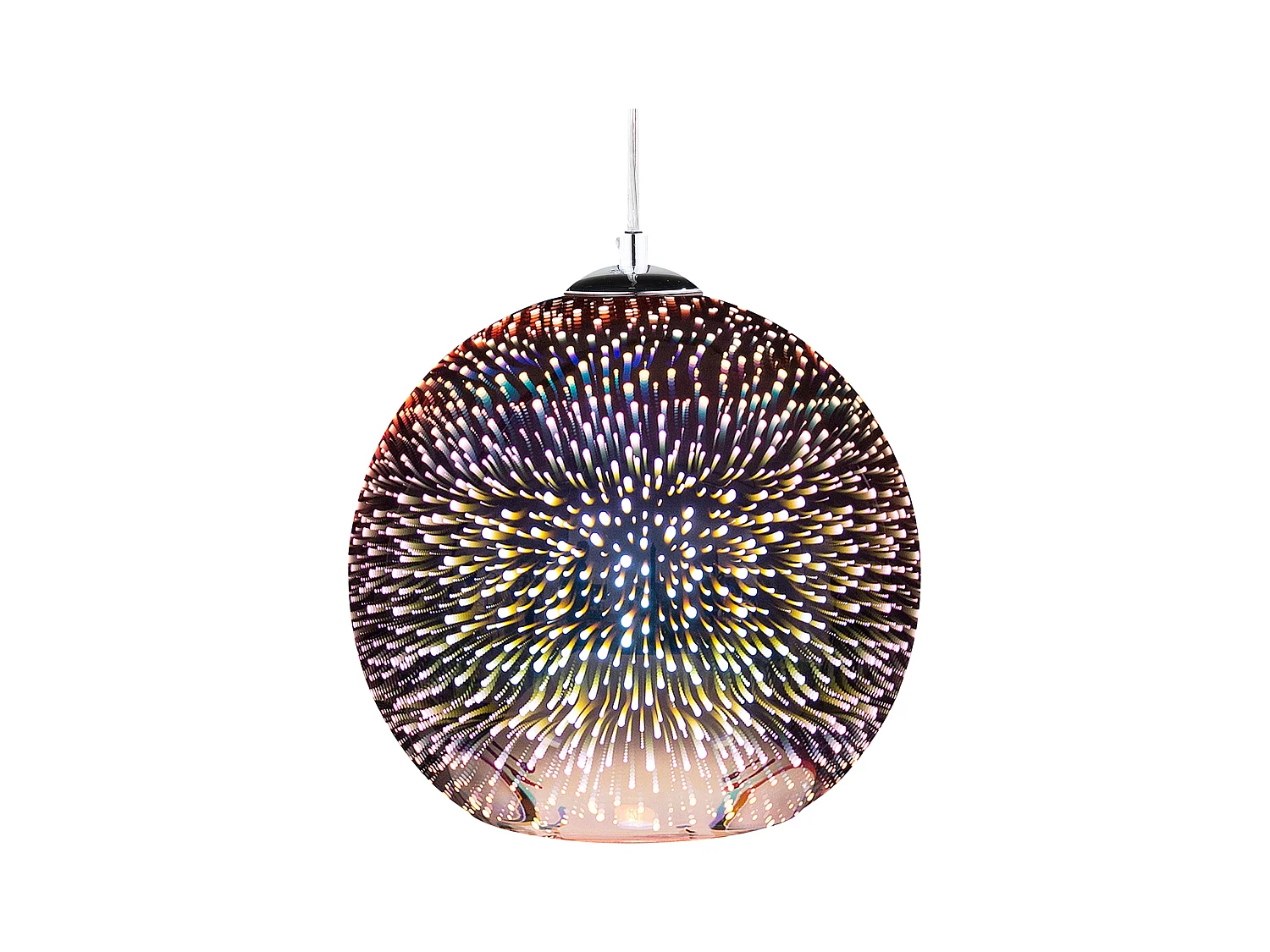 Lampe suspension SESSERA Verre Cuivré