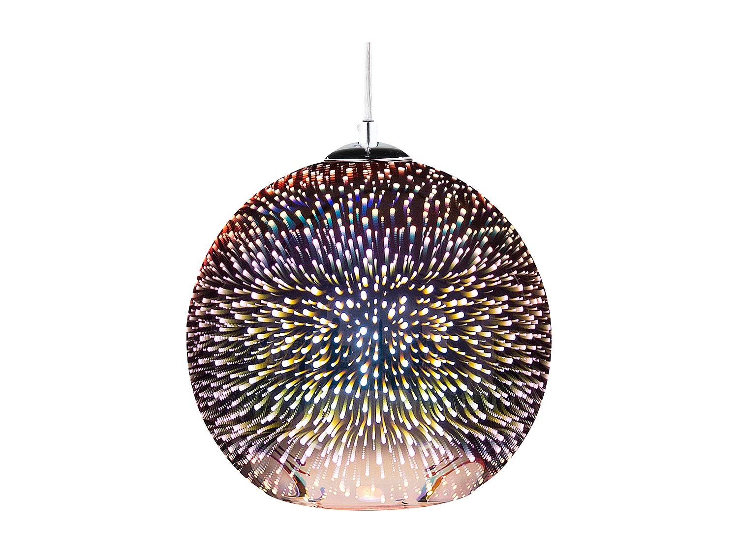 Hanglamp SESSERA Glas Koper